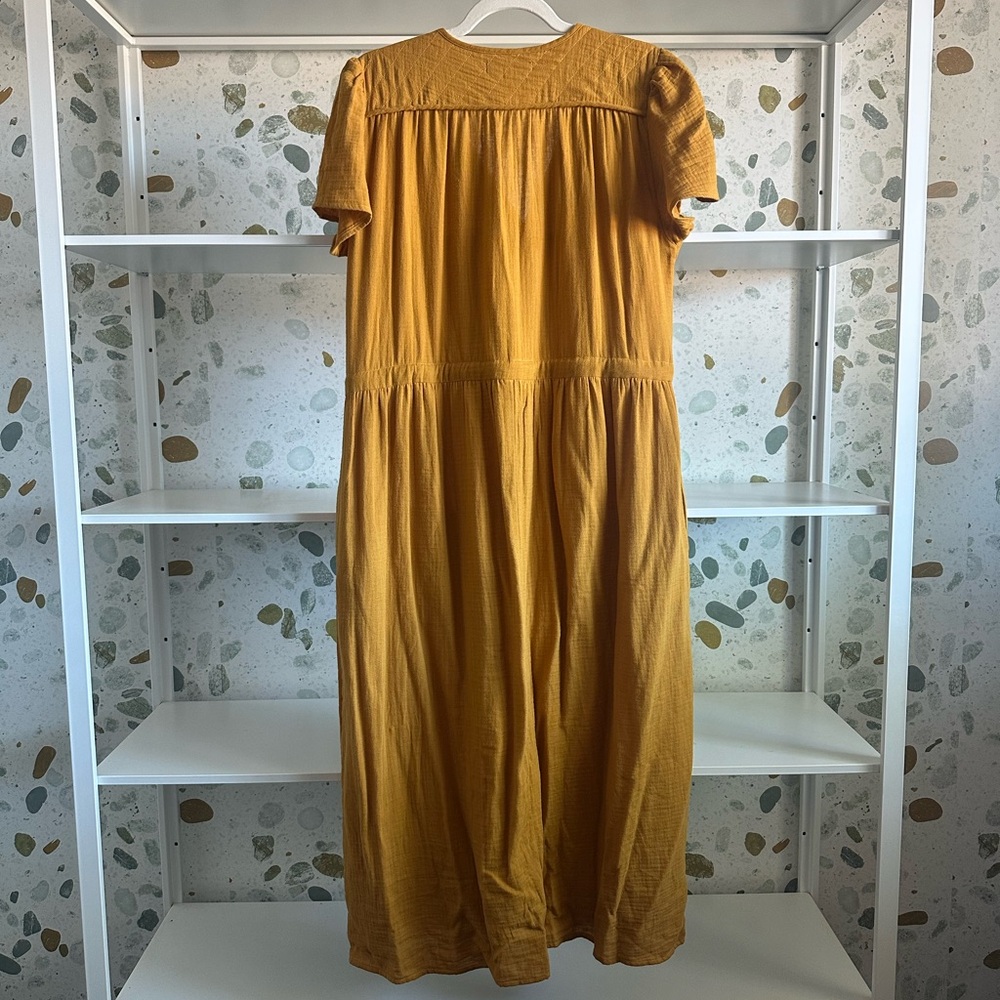 Christy Dawn Mustard Midi Dress - Picture 4 of 4